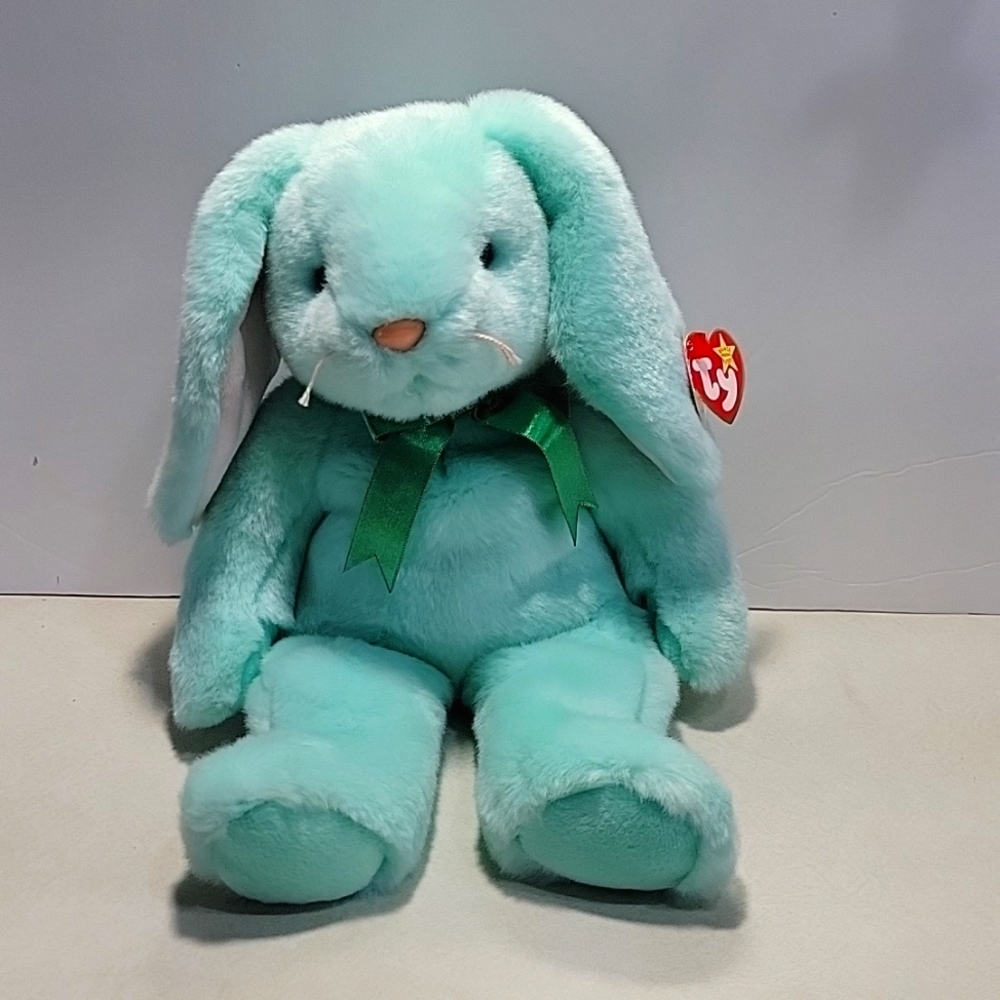 Hippity Mint Green Beanie Buddy 1998 NWT
